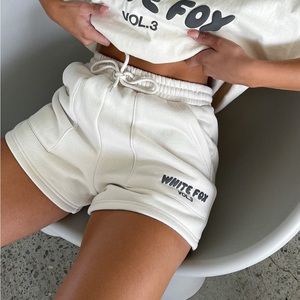 White Fox Boutique Lounge Shorts “Pebble”